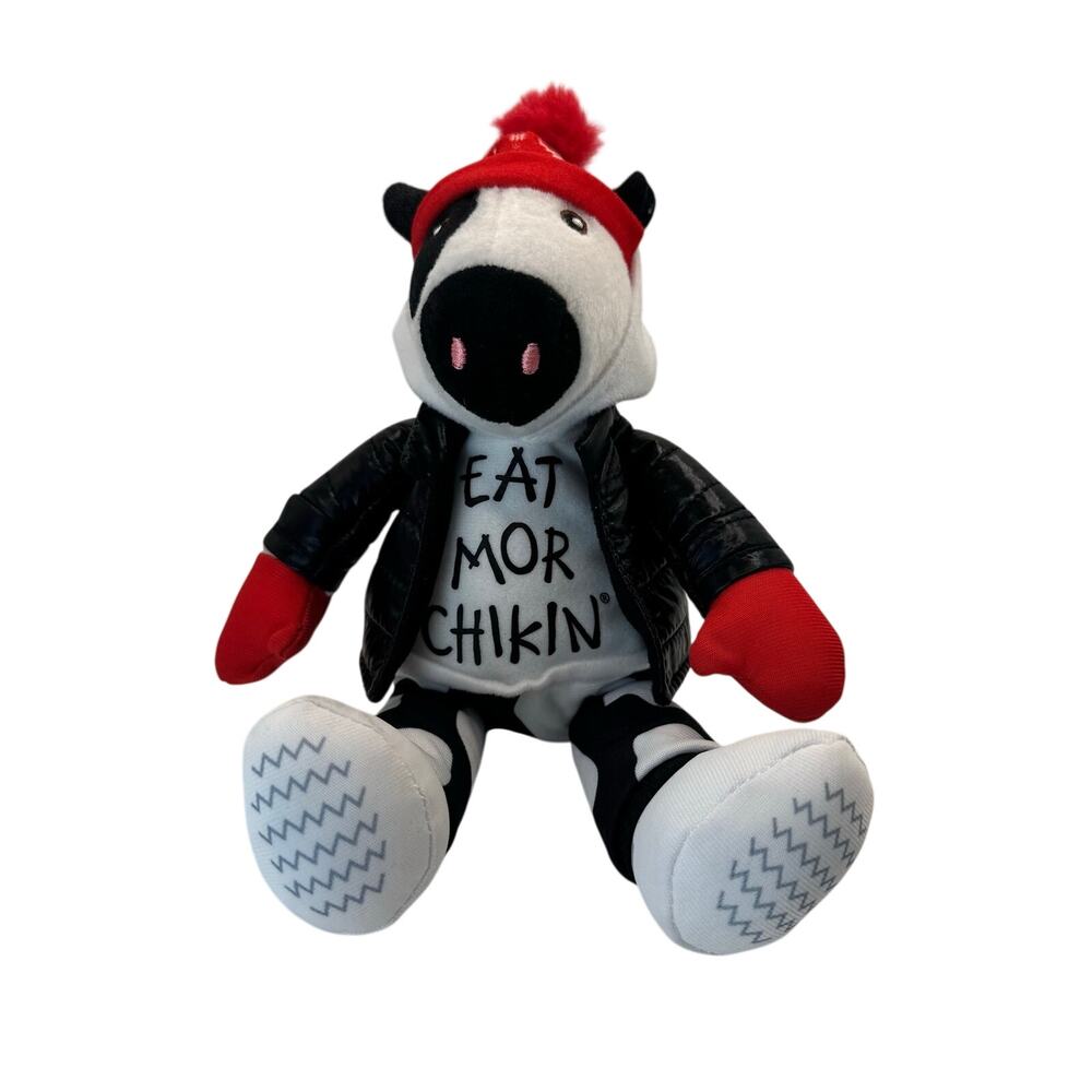 limited edition 2025 Chick-fil-A Holiday Snow Day Plush Cow Toy Collectible 9”